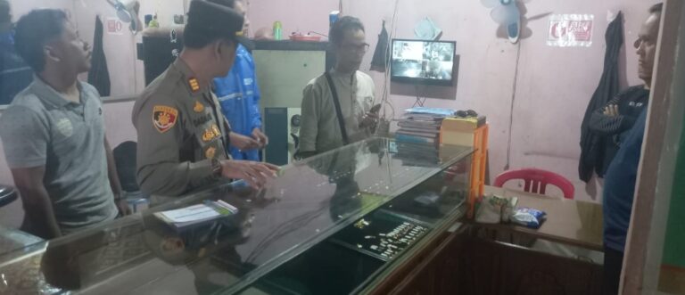 Toko Emas H. Suhandi Dibobol Maling, 150 Gram Emas dan Uang Rp 50 Juta Raib