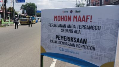Pemeriksaan Pajak Kendaraan Digelar di Gentur, Warga Diimbau Manfaatkan Program Pemutihan