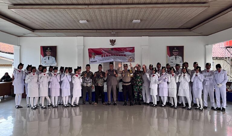 26 Anggota Paskibra Sindangbarang Dikukuhkan, Diharapkan Jadi Teladan di Tengah Masyarakat