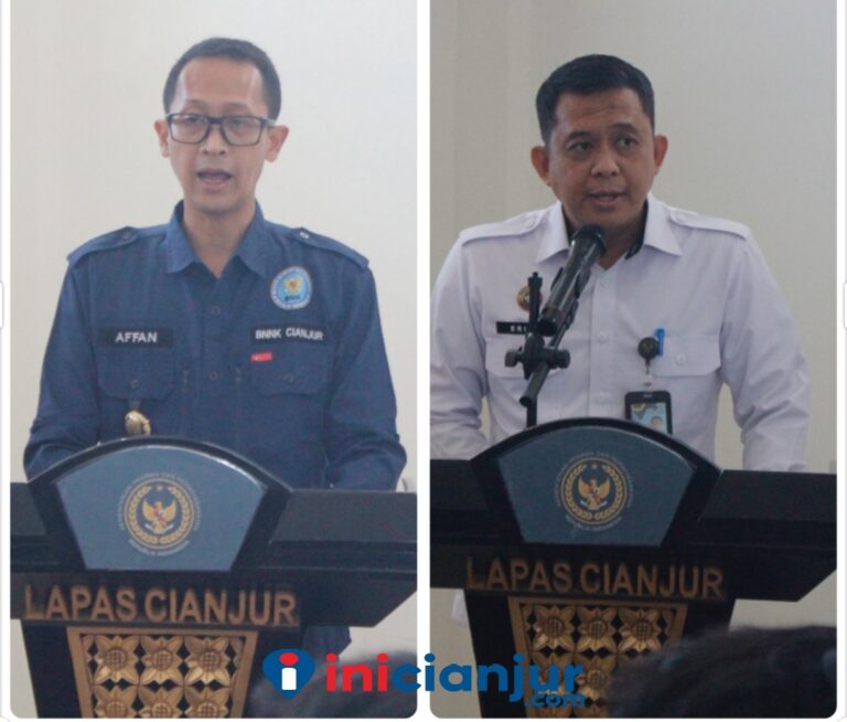 Lapas Cianjur dan BNNK Sepakat Perkuat Rehabilitasi Pemasyarakatan 2025