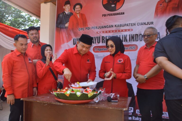 Bukan Sekadar Upacara, PDIP Cianjur Rayakan HUT RI dengan Suasana Kekeluargaan