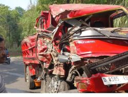 Tiga Truk Tabrakan Beruntun di Cianjur, Dua Sopir Luka