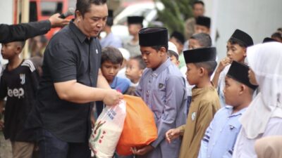 Bagong Mogok Berbagi Berkah, Ratusan Yatim dan Duafa Tersenyum di Hari Maulid Nabi