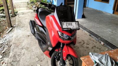 Plat Merah Motor Kepala Desa Gasol Mendadak Putih, Warga: “Kok Kayak Sulap?”
