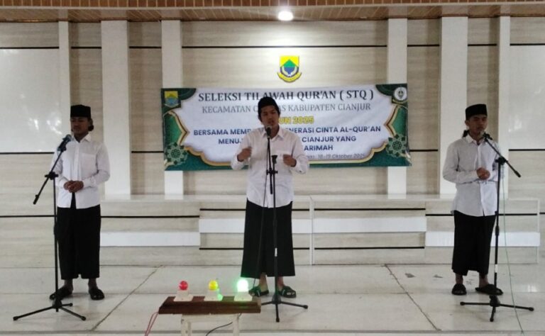 86 Peserta Adu Kemampuan di Seleksi Tilawatil Qur’an Kecamatan Cipanas