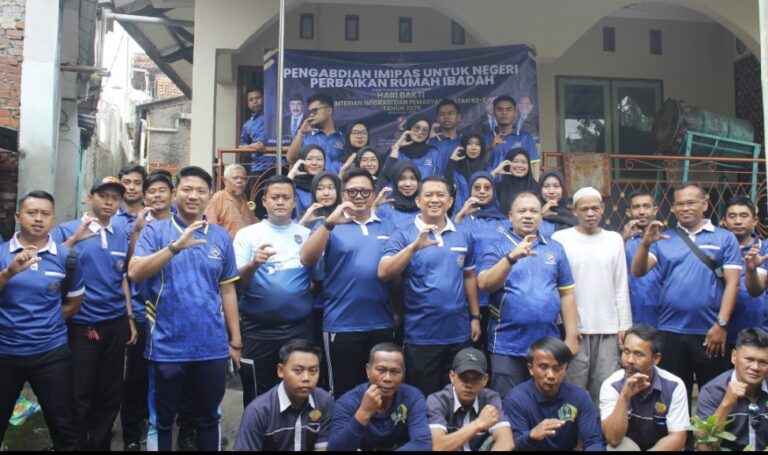 Kolaborasi Pengabdian IMIPAS untuk Negeri, Lapas dan Kanim Cianjur Perbaiki Rumah Ibadah