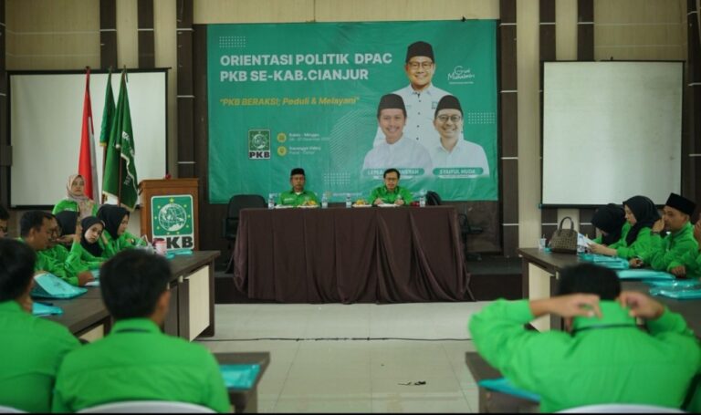 PKB Gelar Orientasi Politik DPAC se-Cianjur, Tekankan Penguatan Ideologi dan Kapasitas Kader
