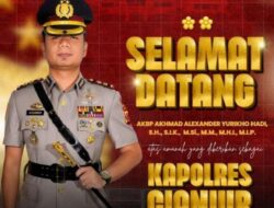 Kapolres Cianjur AKBP Akhmad Alexander Yurikho Hadi Siap Bersinergi dengan Insan Pers