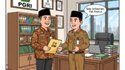 Ketua PGRI Cianjur Diduga Arahkan Sekolah Beli Buku ke CV DM.