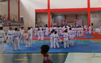 Ratusan Karateka Muda Meriahkan Liga Pelajar FORKI Cianjur