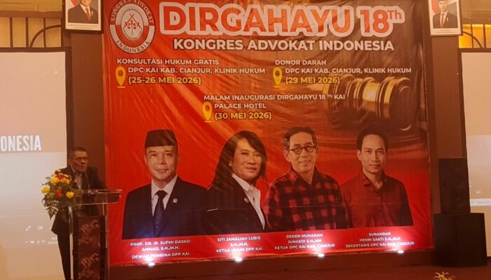 DPC KAI Cianjur Gelar Bakti Sosial Rayakan HUT Ke-18 Kongres Advokat Indonesia