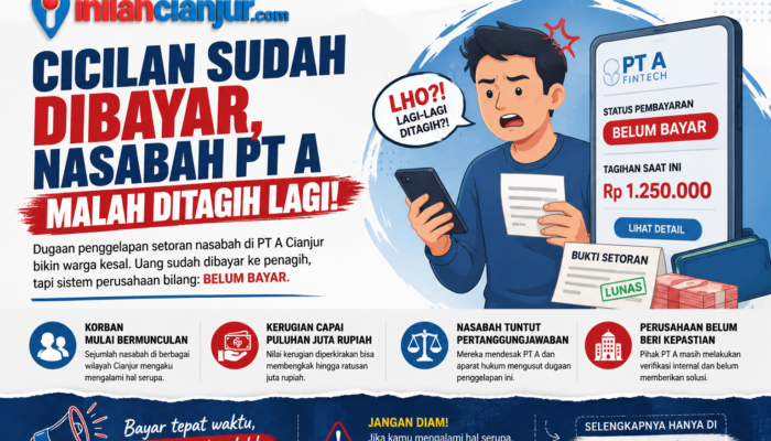 Cicilan Sudah Dibayar, Nasabah PT A Malah Ditagih Lagi