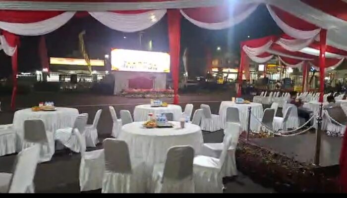Polres Cianjur Sambut Meriah Kepulangan 73 Jemaah Haji, Mapolres Berubah Layaknya Asrama Haji