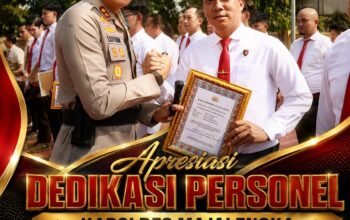 AKP Sigit Purnomo Raih Penghargaan Kapolres Majalengka Atas Pengungkapan Kasus Narkoba