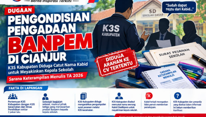 K3S Kabupaten Diduga Catut Nama Kabid untuk Loloskan Penyedia Banpem