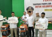 15 Traktor dan 28 Pompa Air dari Gerindra Diserahkan ke Poktan Cianjur