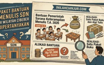 Paket Bantuan Menulis SDN di Wilayah Cibeber Dipertanyakan