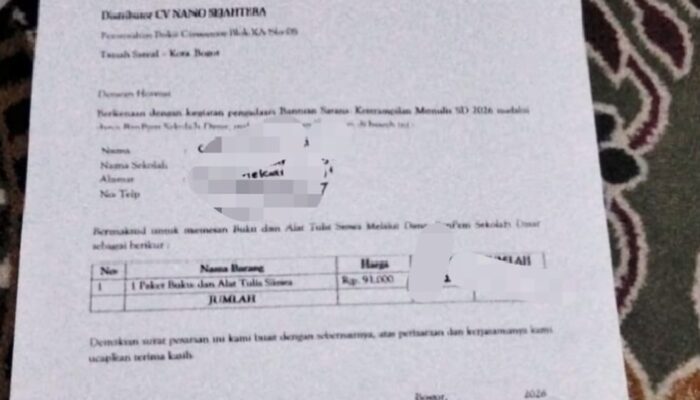 CV Nano Sejahtera Disebut Hadir dalam Rakor Cibeber, Polemik Banpem Sarana Menulis 2026