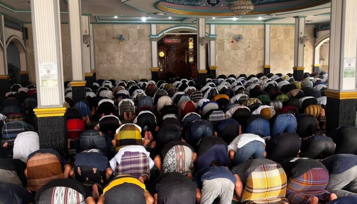 WBP Lapas Cianjur Gelar Shalat Istisqa, Berdoa di Tengah Kemarau