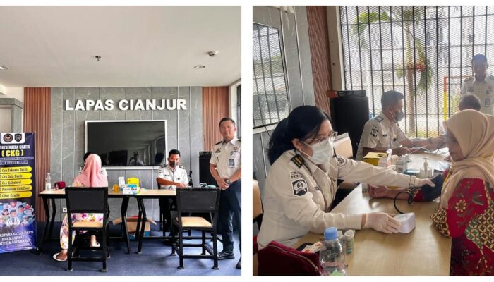 Lapas Cianjur Hadirkan Cek Kesehatan Gratis bagi Masyarakat, 62 Orang Ikuti Pemeriksaan
