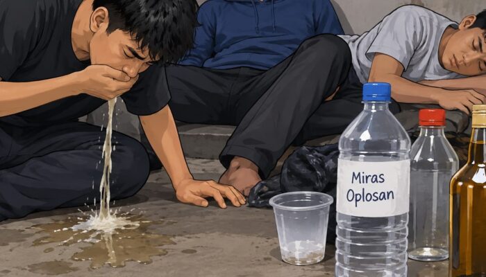 Pesta Miras Oplosan di Cibeber, Tiga Remaja Meninggal Dunia