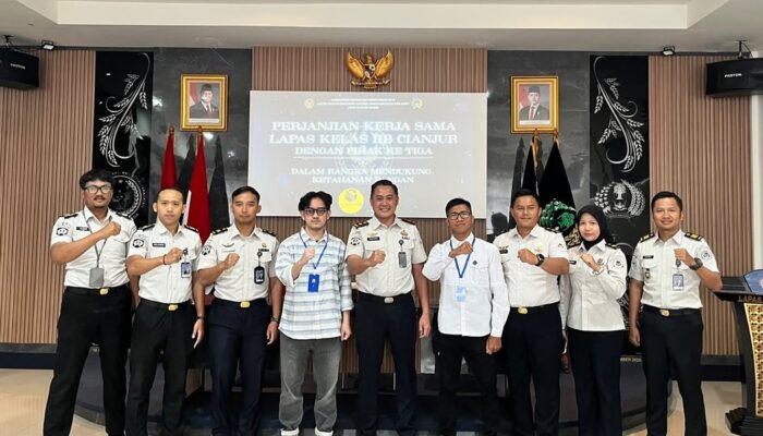 Lapas Cianjur Gandeng Dua Perusahaan Kembangkan Program Ketahanan Pangan