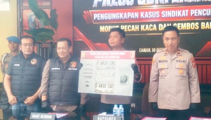 Ban Digembosi, Kaca Mobil Dipecahi, Komplotan Pemburu Uang Dibekuk Polisi